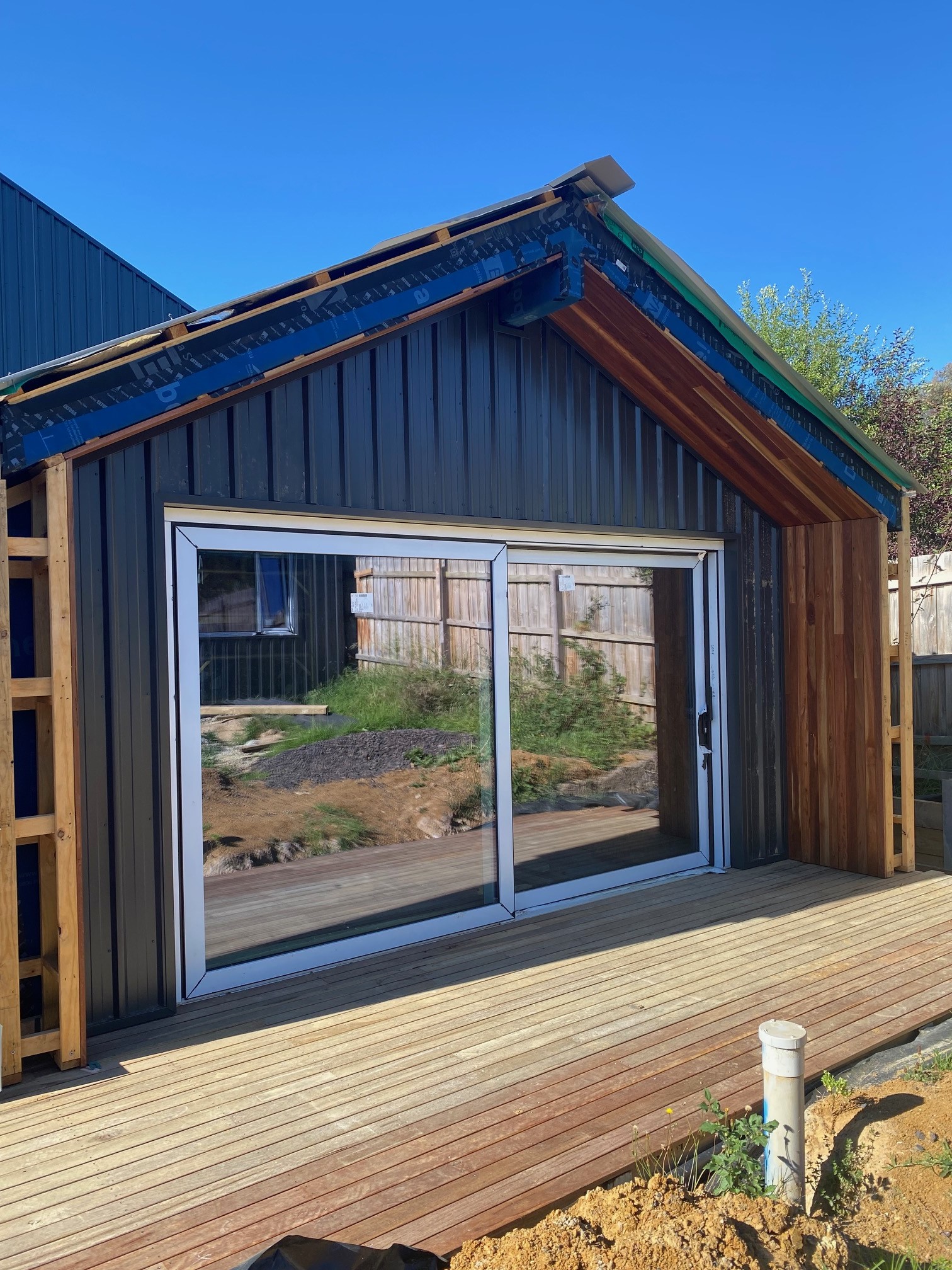 passive house under construction - bayswater north