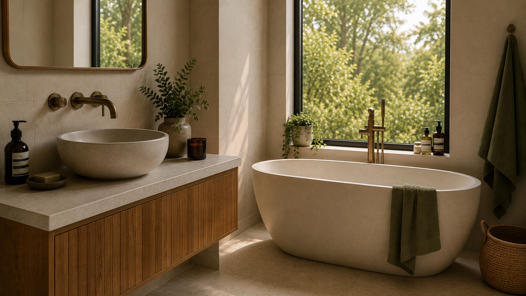 freestanding statement baths