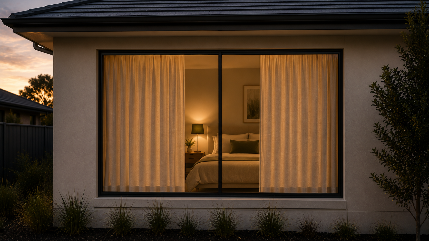 Floor-to-Ceiling Bedroom Windows
